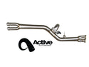 F8X BMW M3 & M4 Single Mid Pipe includes Active F-brace