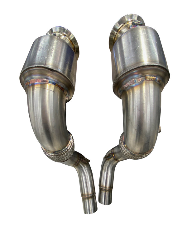 Active Autowerke S63 N63 Aflow Catted Downpipes | V8 BMW X5 M and X6 M X5 X6 550i 650i
