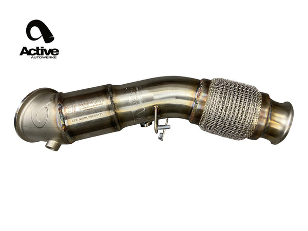 Active Autowerke Toyota Supra MKV A91 2.0 B46 GESI Catted Downpipe