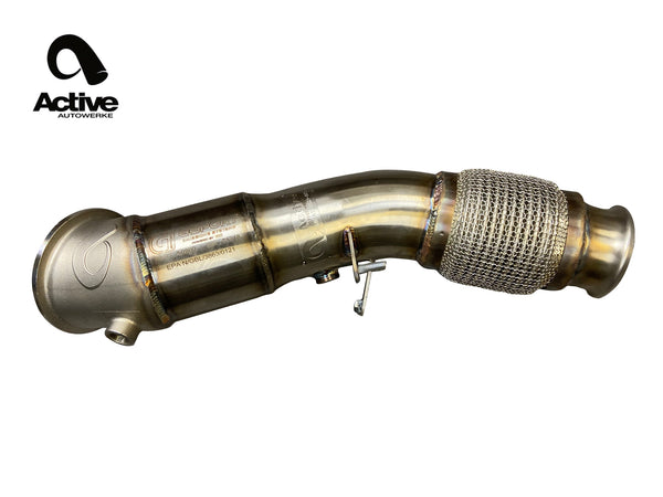 Active Autowerke Toyota Supra MKV A91 2.0 B46 GESI Catted Downpipe