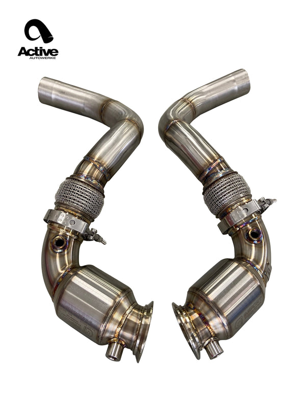 Active Autowerke F90 M5/M8 X5M/X6M Aflow Catted Downpipes