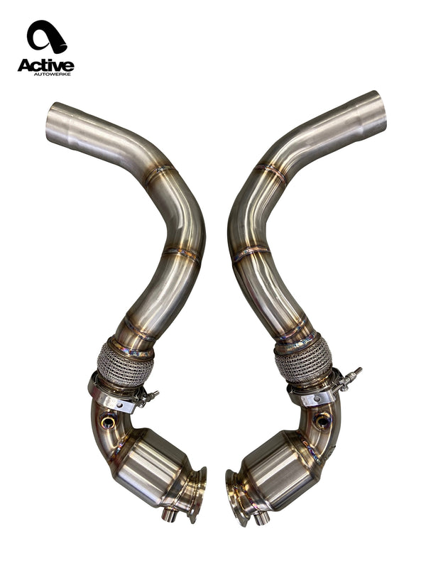 Active Autowerke F90 M5/M8 X5M/X6M Aflow Catted Downpipes