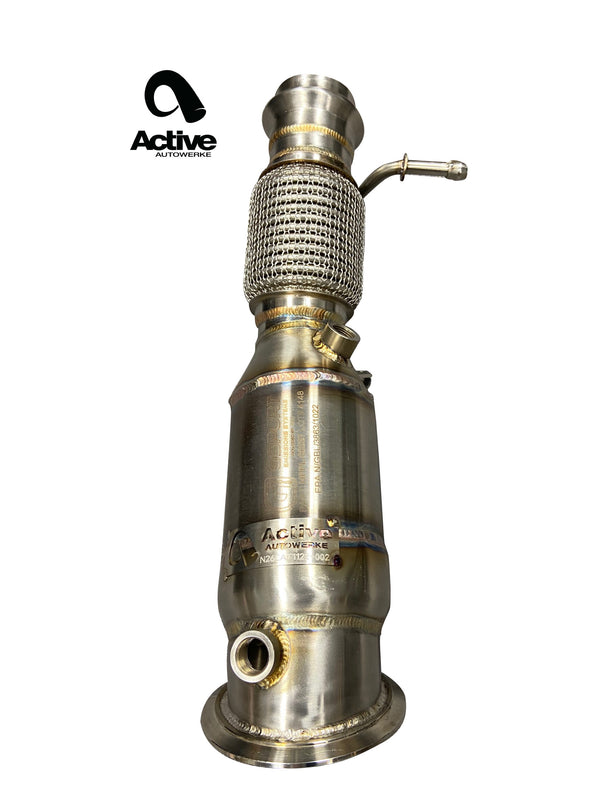 Active Autowerke BMW N26 F3X M228i 328i 428i GESI Catted Downpipe