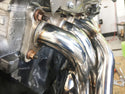 CNC machine flanges for bmw N52 header