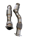 Active Autowerke BMW S58 F97/F98 X3M/X4M Downpipes w GESI CATs