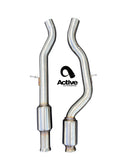 F8X BMW M3 & M4 Single Mid Pipe includes Active F-brace