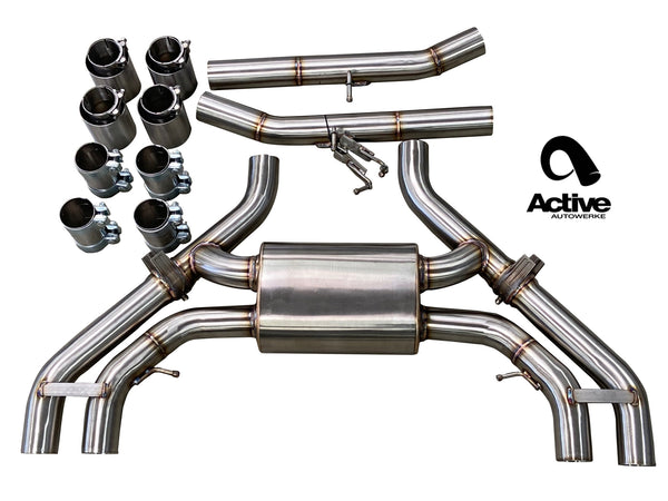X3M and X4M Valved Rear Axle-back Exhaust