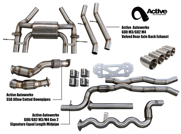 G80/G82 Exhaust Bundle AFlow Equal Length