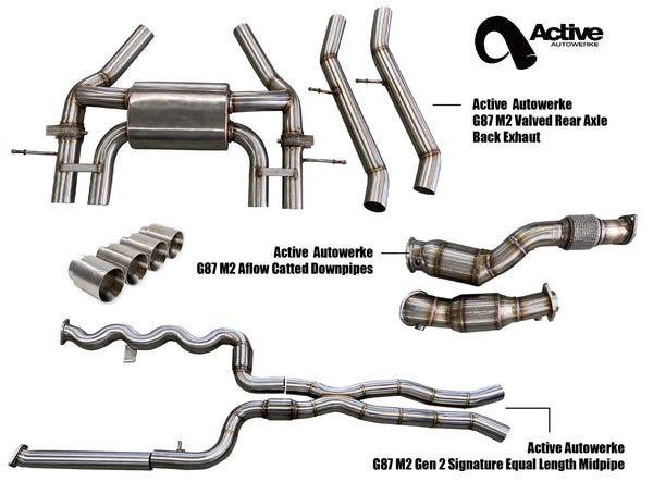 G87 M2 Exhaust Bundle AFlow Equal Length