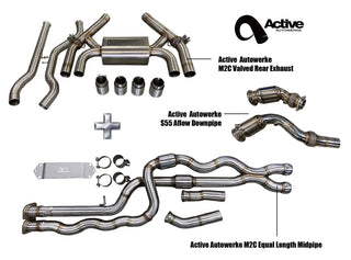 F87 M2C Exhaust Bundle AFlow Equal Length