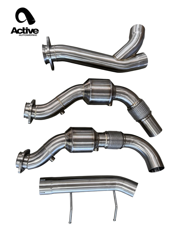 2017–2020 Ford F-150 3.5L EcoBoost AFlow EPA-Compliant Catted Downpipes