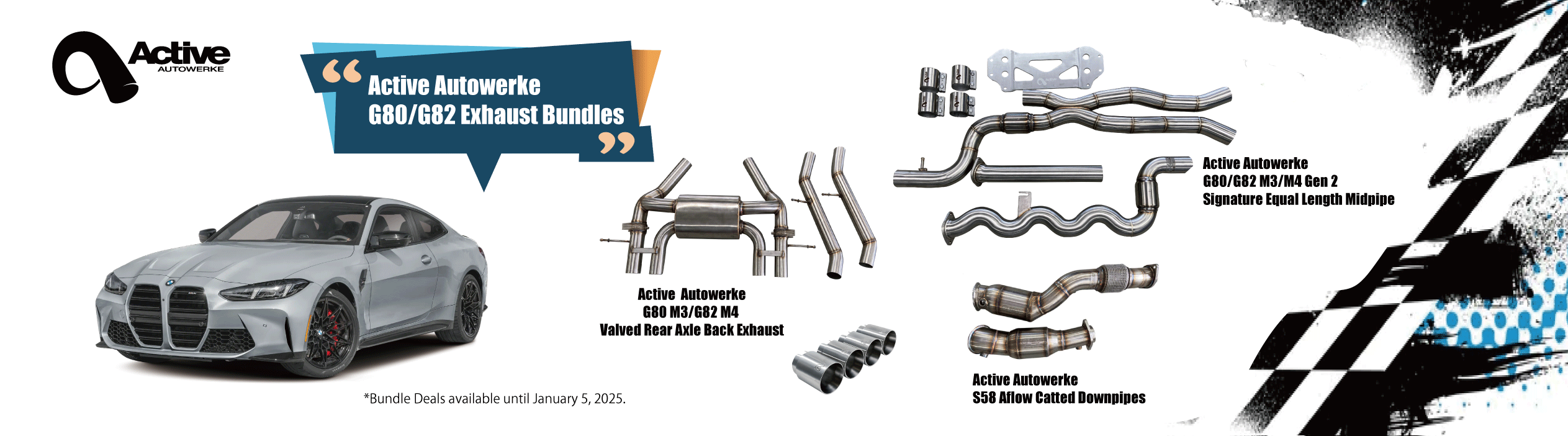 G80g82 exhaust bundles