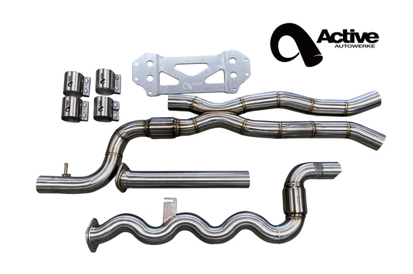 Active Autowerke G80/G82 M3/M4 Gen 2 Signature Equal Length mid-pipe (US Patent 11248511, UK and EU patent 3882441)