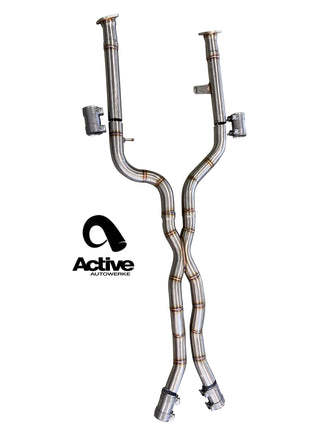 Active Autowerke G80/G82 M3/M4 Signature mid-pipe with X-Pipe