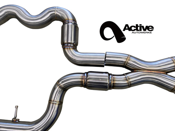 Active Autowerke G87 M2 Gen 2 Signature Equal Length mid-pipe (US Patent 11248511, UK and EU patent 3882441)