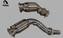 F8x BMW S55 M2C / M3 / M4 Downpipes w Active AFlow Cats