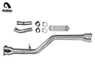 F87 BMW M2 Competition Mid Pipe includes Active F-brace and $90 fixed price shipping in lower 48 states