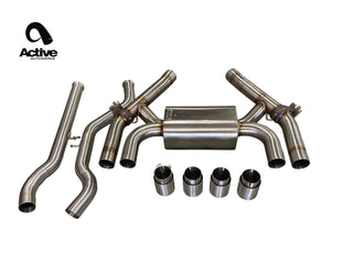 F87 M2C Valved Rear Axle-back Exhaust