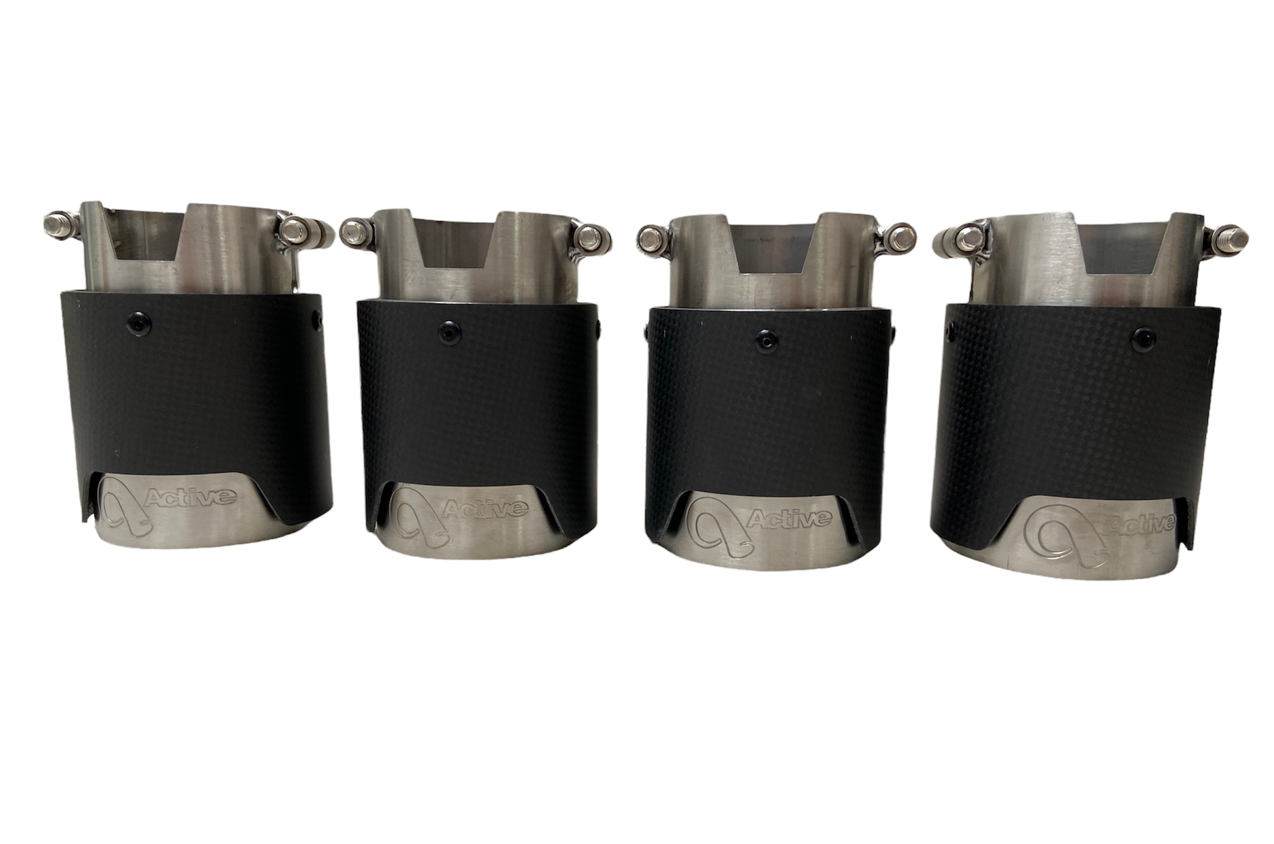 F87 BMW M2 and M2C Rear Exhaust Tips for Active Exhausts | Active Autowerke