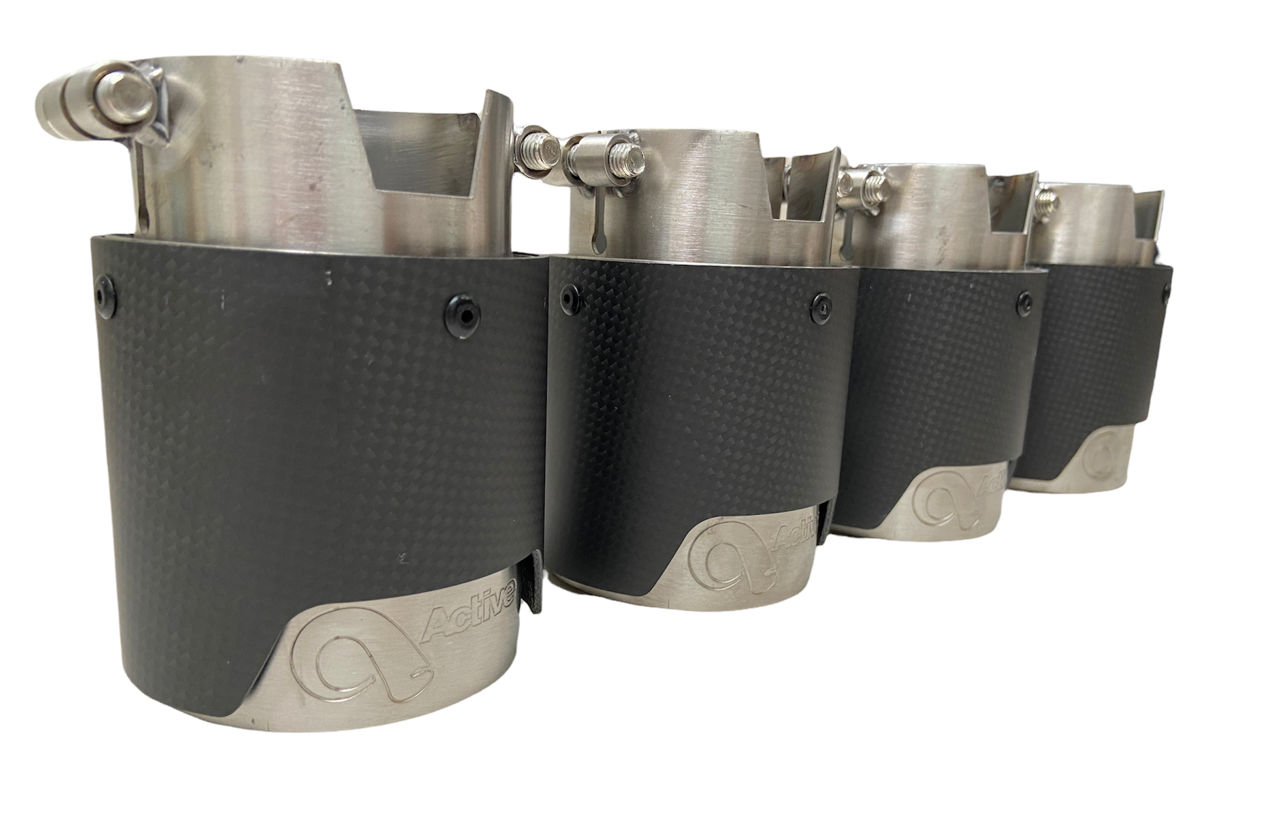 F87 BMW M2 and M2C Rear Exhaust Tips for Active Exhausts | Active Autowerke