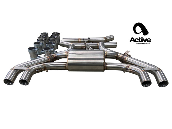 X3M and X4M Valved Rear Axle-back Exhaust