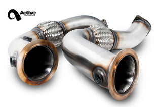 stainless steel BMW X5M X6M performance downpipes